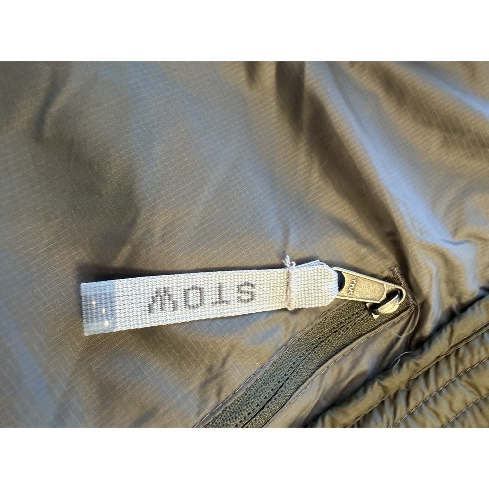 L.L.Bean 850 DownTek Hooded Puffer Coat Womens XL Long Olive Jacket - Picture 5 of 11